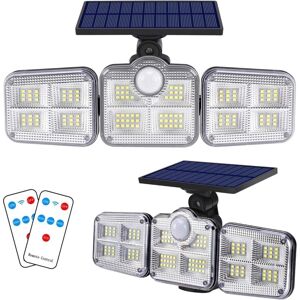 COOCHEER Solar Lights Outdoor with Motion Sensor and Remote Control, 3 Adjustable Heads, LED Security Floodlight with 270° Wide Angle Lighting, IP65 COOCHEER Solar Lights Outdoor with Motion Sensor and Remote Control, 3 Adjustable Heads, LED Security Floodlight with 270° Wide Angle Lighting, IP65