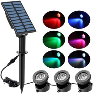 WOIYIC Solar Pond Lights, LED Underwater Lights, Waterproof Lighting, High Brightness Light Sensor for Pond/Garden/Outdoor WOIYIC Solar Pond Lights, LED Underwater Lights, Waterproof Lighting, High Brightness Light Sensor for Pond/Garden/Outdoor