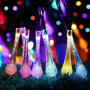 HOOPZI Solar String Light Outdoor Garden, 30 led Outdoor Garden Light 6.5M/21.3FT Multi-Color, Solar Fairy Tale String Light 8 Modes Waterproof Outdoor HOOPZI Solar String Light Outdoor Garden, 30 led Outdoor Garden Light 6.5M/21.3FT Multi-Color, Solar Fairy Tale String Light 8 Modes Waterproof Outdoor