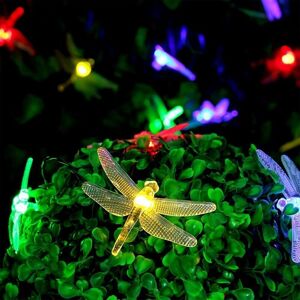 TINOR Solar String Lights 50 led Dragonfly Fairy Lights Outdoor Multicolor Flash Dragonfly Solar Lamp Decoration with 8 Light Modes Waterproof Lighting for TINOR Solar String Lights 50 led Dragonfly Fairy Lights Outdoor Multicolor Flash Dragonfly Solar Lamp Decoration with 8 Light Modes Waterproof Lighting for