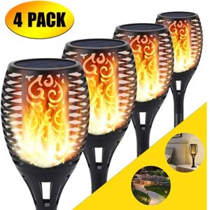 IKODM Solar Torch 96 LED Flickering Flame Lights Outdoor Garden/Yard Pathway Lights (4 Pack) - RWLighting & Lighting / Outdoor Lighting / Garden Lanterns & IKODM Solar Torch 96 LED Flickering Flame Lights Outdoor Garden/Yard Pathway Lights (4 Pack) - RWLighting & Lighting / Outdoor Lighting / Garden Lanterns &