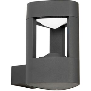 Saxby Lighting - Endon Tribeca - 1 Light Outdoor Wall Light Frosted Acrylic, Dark Grey Paint IP54 Saxby Lighting - Endon Tribeca - 1 Light Outdoor Wall Light Frosted Acrylic, Dark Grey Paint IP54