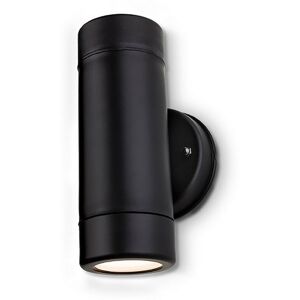 Netlighting Ravel 2 Light Outdoor Wall Light Black Resin - Wall Light Netlighting Ravel 2 Light Outdoor Wall Light Black Resin - Wall Light