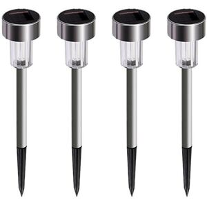 Waterproof Solar Garden Lights, Stainless Steel LED Landscape Pathway Light Solar Powered white Waterproof Solar Garden Lights, Stainless Steel LED Landscape Pathway Light Solar Powered white