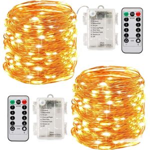 IKODM X10m led String Lights Battery Operated 100 LEDs Timer Function with Remote Control IP65 Waterproof Indoor and Outdoor Decoration for Christmas IKODM X10m led String Lights Battery Operated 100 LEDs Timer Function with Remote Control IP65 Waterproof Indoor and Outdoor Decoration for Christmas