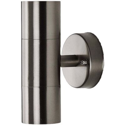 Lindby Hakan Stainless Steel Wall Lamp - Exterior, Modern, Weatherproof Lindby Hakan Stainless Steel Wall Lamp - Exterior, Modern, Weatherproof