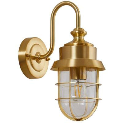 Lindby Adalie Wall Lamp - Outdoor Gold Steel IP44 Lindby Adalie Wall Lamp - Outdoor Gold Steel IP44