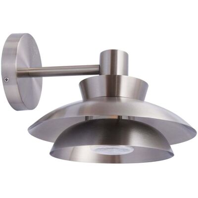 Lucande Thais Wall Lamp - Stainless Steel Exterior Light - IP44 Lucande Thais Wall Lamp - Stainless Steel Exterior Light - IP44