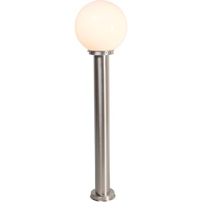 Qazqa Modern Outdoor Steel Globe Light - IP44 Qazqa Modern Outdoor Steel Globe Light - IP44
