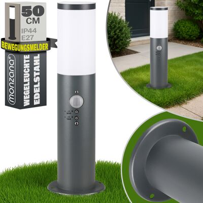 Monzana Outdoor Light with Motion Sensor - Anthracite - 48cm Monzana Outdoor Light with Motion Sensor - Anthracite - 48cm