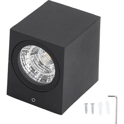 BEIJIYI Wall Light Wall-mounted Led Of Outdoor In Aluminum, 5w, Waterproof, 85-265v, For Hallway, Patio, Porch, Light Fixtures Outdoor, 8x7.5x6.5cm, White BEIJIYI Wall Light Wall-mounted Led Of Outdoor In Aluminum, 5w, Waterproof, 85-265v, For Hallway, Patio, Porch, Light Fixtures Outdoor, 8x7.5x6.5cm, White