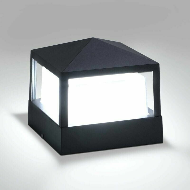 HOOPZI Outdoor Recessed Spot Light Post Lamp Pillar Gate Lamp Outdoor Light Column Lamp Villa Ip65 Waterproof Aluminum Garden Landscape Lawn Gate Fence