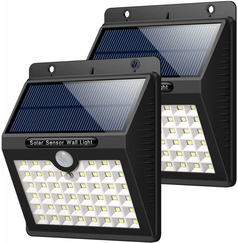 BRIDAY Solar Lamp Outdoor Garden, 46 led Outdoor Solar Lighting with Motion Sensor Waterproof Wireless led Security Solar Light Powerful 3 Modes Smart
