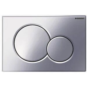 Geberit - Flush plate Sigma01 for dual flush, Gloss chrome-plated (115.770.21.5)