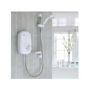 MIRA SHOWERS Mira Vigour Power Shower White & Chrome