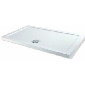 Elements Rectangular Shower Tray with Waste 1300mm x 900mm Flat Top - MX