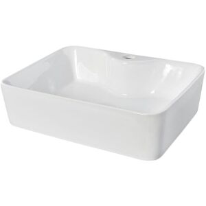 Nuie - Vessel Square Sit-On Countertop Basin 485mm Wide - 1 Tap Hole