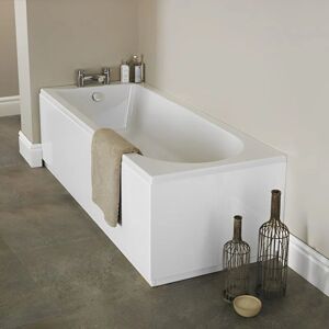 Nuie - Barmby Single Ended Rectangular Bath 1700mm x 700mm - Acrylic