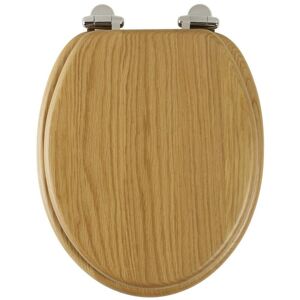 Roper Rhodes - Oak Wooden Soft Close Toilet Seat Top Fix Quick Release