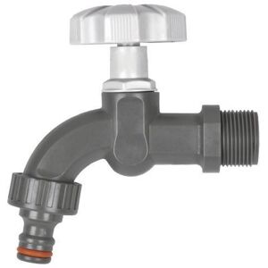 IDMAR 3/4 x 3/4 BSP Plastic Outdoor Garden Watering Tap Valve With Hose Connector