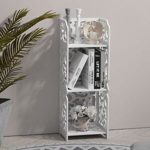 Livingandhome - 3 Tier Bookshelf Storage Unit Stand