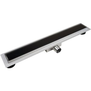 BALNEO 600mm Tempered Glass Panel Bathroom Floor Linear Shower Drain Sheet Gully