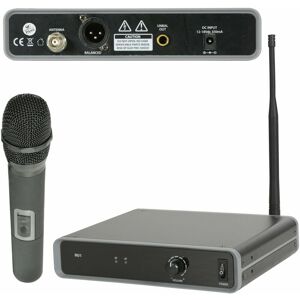 LOOPS 60m Wireless Microphone Receiver System UHF Handheld Dynamic Karaoke Tannoy Kit