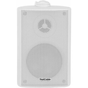 Loops - 6.5' 100V 8Ohm Outdoor Weatherproof Speaker White 120W IP54 Rated Background