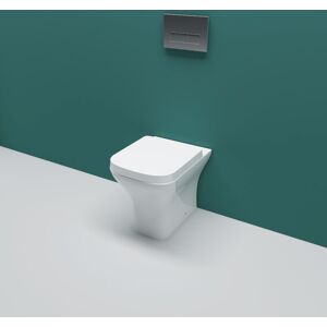 Sky Bathroom - Back To Wall Square Toilet Ceramic Soft Close Seat Modern Bathroom btw wc Pan