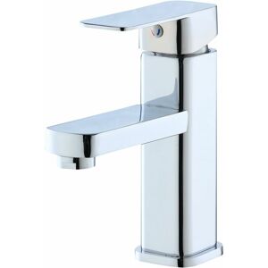 Briefness - Bathroom Vanity Faucet with Single Handle Sink Mixer Tap for Lavatory Bathroom Vanity Sink Faucet, Polished Chrome