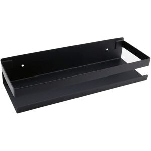 AOUGO Bathroom Wall Shelf 20-40cm Matte Black Modern Bathroom Kitchen Shower Shelf(3010.56cm)