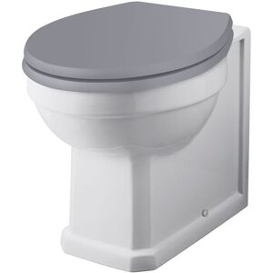 Bayswater - Fitzroy Back to Wall Pan White - Excluding Seat