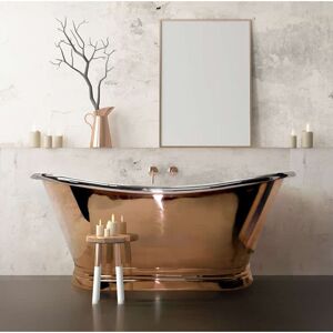 Copper & Nickel Freestanding Boat Bath 1500mm x 725mm - Bc Designs