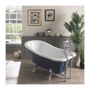 Fordham Freestanding Bath With Feet Set 2 & Overflow 1500mm x 730mm - Bc Designs
