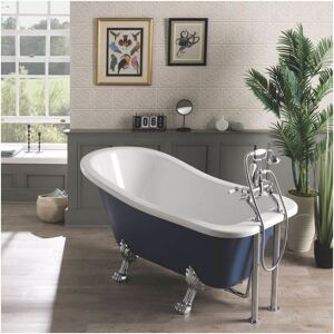 Fordham Freestanding Bath With Feet Set 2 & Overflow 1700mm x 730mm - Bc Designs