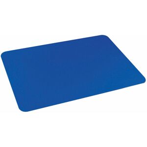 Loops - Blue Silicone Rubber Anti Slip Table Mat - 355 x 255mm - Dishwasher Safe Dining