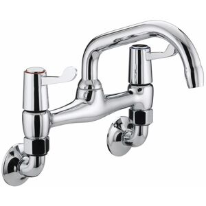 Bristan - Value Bridge Kitchen Sink Mixer Tap Wall Mounted - Chrome