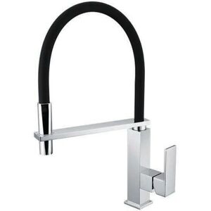 KROOS® Kroos ® - Chrome & black countertop sink mixer tap - Morelia