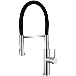 KROOS® Kroos ® - Chrome & black countertop sink mixer tap - Morelia