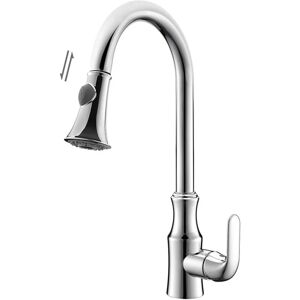 KROOS® Kroos ® - Chrome-plated countertop sink mixer tap - Saona