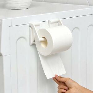 2pcs Household Paper Holder Kitchen Tidy Towel Shelf Dispenser Bathroom Adjustable Magnetic Roller Wall Holder - Denuotop