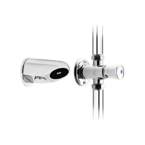 Non-Concussive Shower Valve with Anti Vandal Shower Head - Chrome - Deva