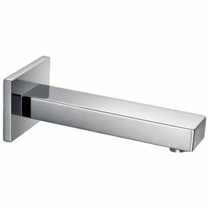 F01 Square Chrome Mixer Shower Bath Filler Tap Spout 200mm - Enki