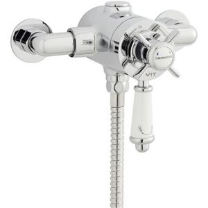 Clifton Shower Accessories - Exposed Thermostatic Shower Mixer Valve (aqua)