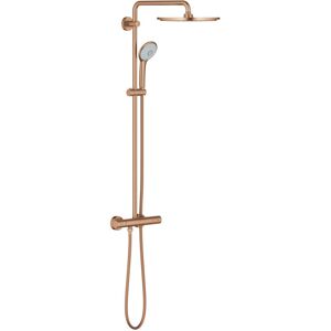 Grohe - Euphoria System 310 Shower system with thermostatic mixer for wall mounting, Brushed warm sunset (26075DL0)