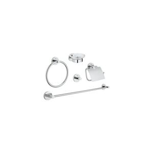 Essentials Master bathroom accessories set 5-in-1, Chrome (40344001) - Grohe