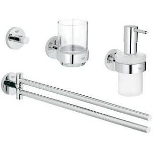 4-in-1 Master bathroom accessories set, Chrome (40846001) - Grohe