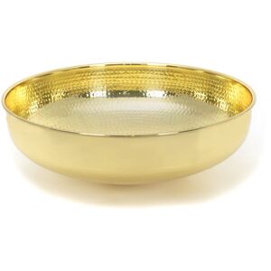 From The Anvil Hammered Brass Round Sink