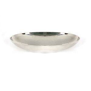 From The Anvil - Hammered Nickel Oval Sink