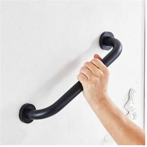 Handle Grab Bar Safety Bathtub Toilet Shower for Children Women Elderly, 40cm Black - Alwaysh